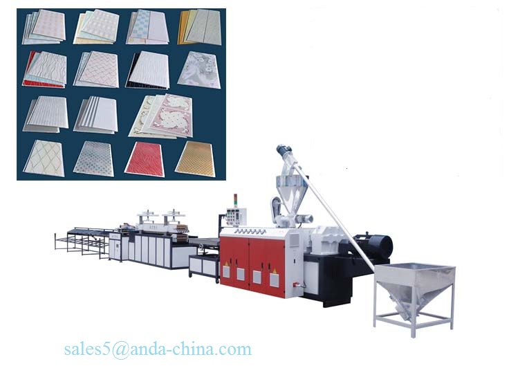 250mm Pvc Ceiling Panel Making Machine Ion Line From China Advantages Of Pvc Ceiling Panel Making Machine
